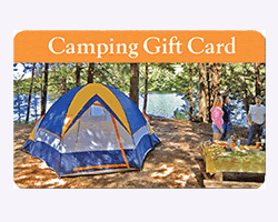 Camping Gift Card